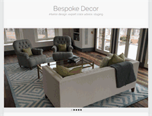 Tablet Screenshot of bespokedecor.com